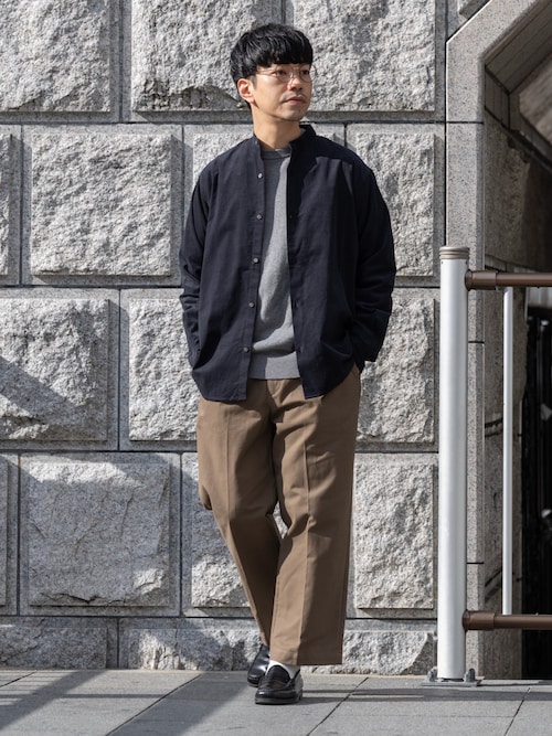 セール】『XLサイズあり』ストレッチモールスキン1タックワイド