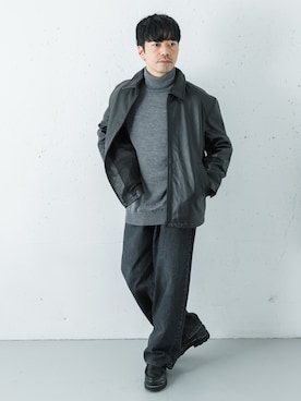 「アイテム（その他アウター）」を使った、horiguchiさん（メンズ・172cm・30代）の秋コーディネート