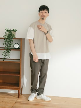 horiguchiさん（メンズ・172cm）の春コーディネート