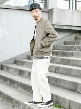 horiguchiさん（メンズ・172cm）の冬コーディネート