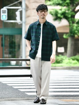 horiguchiさん（メンズ・172cm）の夏コーディネート