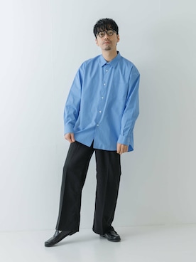 「Wrangler」｜horiguchiさん（メンズ・172cm）の冬コーディネート