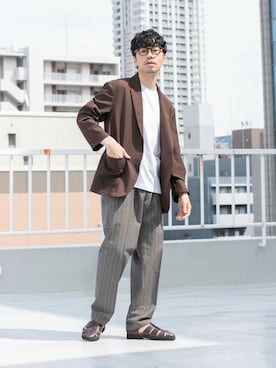 「春のジャケットスタイル」｜horiguchiさん（メンズ・172cm）の春コーディネート