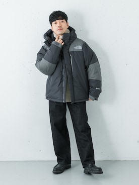 「アイテム（デニムパンツ）」を使った、horiguchiさん（メンズ・172cm）の秋コーディネート