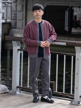 「アイテム（トップス）」を使った、horiguchiさん（メンズ・172cm・30代）の冬コーディネート