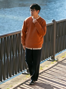 horiguchiさん（メンズ・172cm）の秋コーディネート