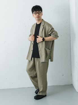 horiguchiさん（メンズ・172cm）の春コーディネート