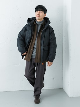 「アイテム（ニット/セーター）」を使った、horiguchiさん（メンズ・172cm・30代）の秋コーディネート