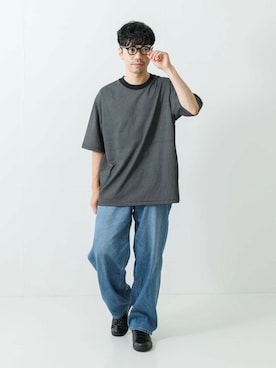「Lee（リー）のアイテム」を使った、horiguchiさん（メンズ・172cm）の夏コーディネート