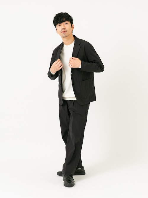 【NAVY】3H Dry Fabricナイロンリラックスパンツ URBAN RESEARCH ROSSO - 【NAVY】3H Dry Fabricナイロンリラックス