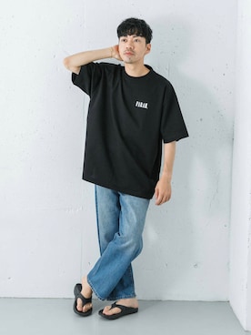 「FARAH（ファーラー）のアイテム」を使った、horiguchiさん（メンズ・172cm）の夏コーディネート
