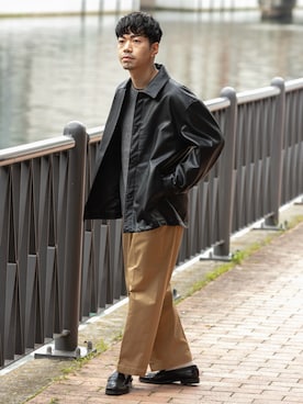 「アイテム（ジャケット/アウター）」を使った、horiguchiさん（メンズ・172cm・30代）の秋コーディネート