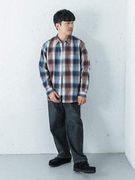 「秋のシャツ着こなし術」｜horiguchiさん（メンズ・172cm）の秋コーディネート