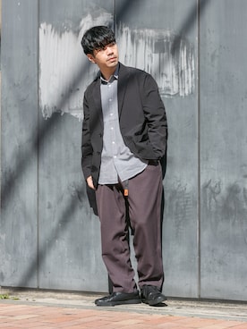 「アイテム（テーラードジャケット）」を使った、horiguchiさん（メンズ・172cm・30代）の秋コーディネート