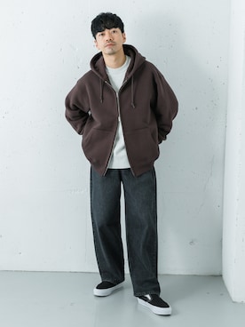 「アイテム（パーカー）」を使った、horiguchiさん（メンズ・172cm・30代）の秋コーディネート