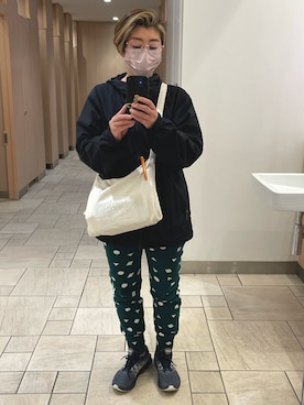 「トイレから失礼しやす」｜▲aya▽さん（レディース・155cm）の春コーディネート