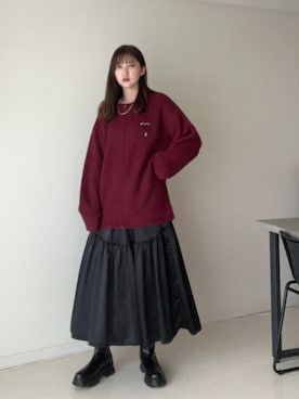 「uora（ユオラ）のアイテム」を使った、プチプラのあやさん（レディース・167cm）の秋コーディネート