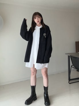 「uora（ユオラ）のアイテム」を使った、プチプラのあやさん（レディース・167cm）の秋コーディネート