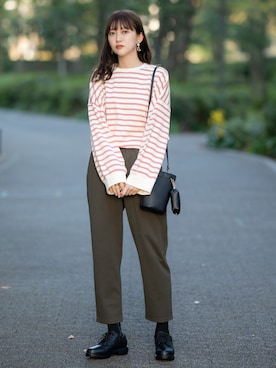 「ボーター」｜「アイテム（その他）」を使った、プチプラのあやさん（レディース・167cm）の冬コーディネート