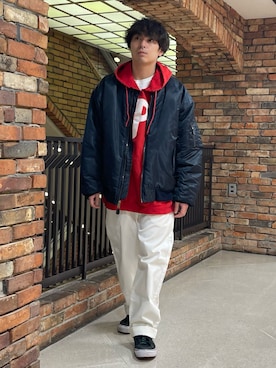 Kenji Sugiyamaさん(メンズ・178cm)の冬コーディネート