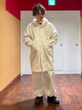 「SPINNS（スピンズ）のアイテム（その他アウター）」を使った、Kenji Sugiyamaさん（メンズ・178cm）の冬コーディネート