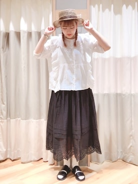 ミユ( ¨̮ )さん（レディース・170cm）の夏コーディネート