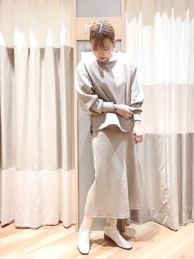 ミユ( ¨̮ )さん（レディース・170cm）の秋コーディネート