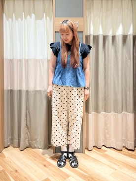 「アイテム（レッグウェア）」を使った、ミユ( ¨̮ )さん（レディース・170cm・20代）の夏コーディネート