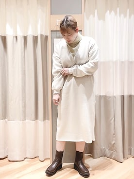 ミユ( ¨̮ )さん（レディース・170cm）の秋コーディネート