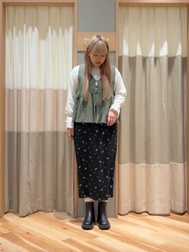 ミユ( ¨̮ )さん（レディース・170cm）の冬コーディネート