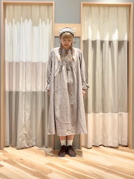 「Samansa Mos2（サマンサ モスモス）のアイテム（アクセサリー）」を使った、ミユ( ¨̮ )さん（レディース・170cm）の秋コーディネート