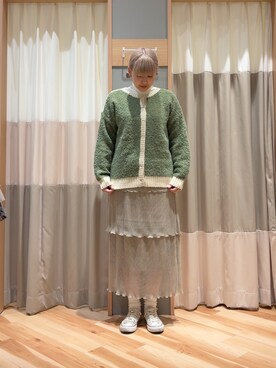 ミユ( ¨̮ )さん（レディース・170cm）の冬コーディネート