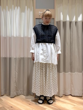 「teva」｜ミユ( ¨̮ )さん（レディース・170cm）の春コーディネート