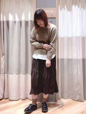 ミユ( ¨̮ )さん(レディース・170cm)の秋コーディネート