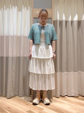 ミユ( ¨̮ )さん(レディース・170cm)の夏コーディネート