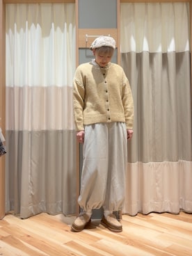 「アイテム（その他シューズ）」を使った、ミユ( ¨̮ )さん（レディース・170cm・20代）の冬コーディネート