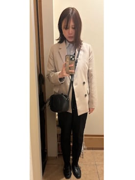 「GUCCI（グッチ）のアイテム（バッグ）」を使った、りんごよりさくらんぼ♥︎さん（レディース・159cm）の春コーディネート