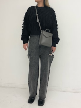 「CHILLE（チル）のアイテム」を使った、Airiさん（レディース・163cm）の秋コーディネート