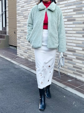 「Settimissimo（セッティミッシモ）のアイテム」を使った、Airiさん（レディース・163cm）の冬コーディネート