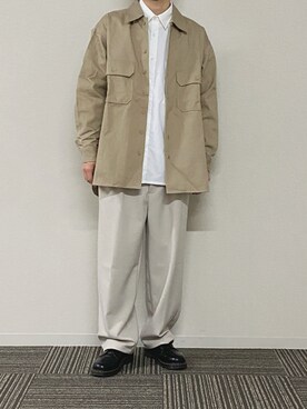 「JOURNAL STANDARD relume（ジャーナルスタンダード　レリューム）のアイテム（ブルゾン）」を使った、UNOさん（メンズ・172cm）の春コーディネート