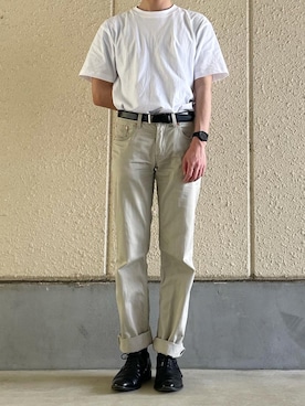 「アイテム（ドレスシューズ）」を使った、MAITO 마이토　さん（メンズ・170cm）の春コーディネート