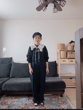 「アイテム（オールインワン・サロペット）」を使った、ぐりすけさん（レディース・151cm）の冬コーディネート