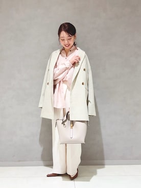 「Te chichi（テチチ）のアイテム（ジャケット/アウター）」を使った、ぐりすけさん（レディース・151cm）の春コーディネート
