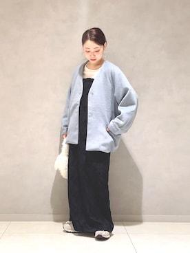 「Lugnoncure（ルノンキュール）のアイテム（その他アウター）」を使った、ぐりすけさん（レディース・151cm）の秋コーディネート
