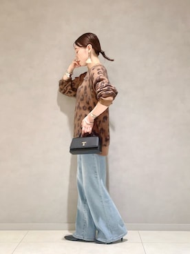 「TOGA PULLA（トーガ　プルラ）のアイテム（アクセサリー）」を使った、ぐりすけさん（レディース・151cm）の秋コーディネート