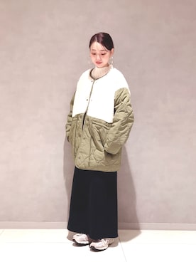 「Lugnoncure（ルノンキュール）のアイテム（その他アウター）」を使った、ぐりすけさん（レディース・151cm）の秋コーディネート