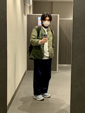 「BEAMS BOY（ビームスボーイ）のアイテム（ジャケット/アウター）」を使った、パーシューさん（メンズ・168cm）の冬コーディネート