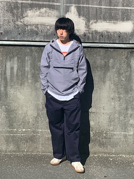 「WOOLRICH（ウールリッチ）のアイテム（その他アウター）」を使った、パーシューさん（メンズ・168cm）の秋コーディネート