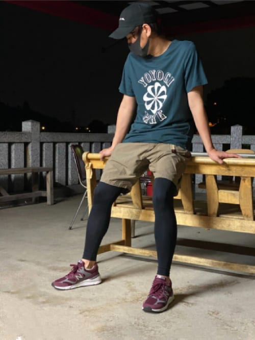 まっくんページ⛳Malbon 半袖シャツ×ショートパンツ ベージュコーデ オシャレなショートパンツ🩳コーデ3」Genのお気に入りフォルダ