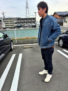 「MHL.（エムエイチエル）のアイテム」を使った、KMさん（メンズ・177cm）の春コーディネート